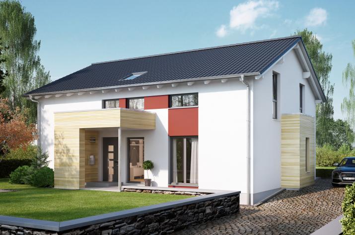 SOLUTION 204 V4 L - Schönes Zweifamilienhaus mit Erker und Design-Eingangsüberdachung SOLUTION 204 V4 L - Schönes Zweifamilienhaus mit Erker und Design-Eingangsüberdachung