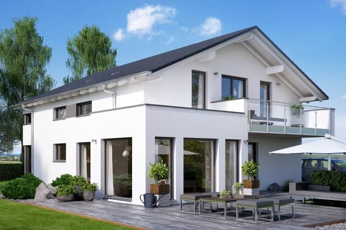 SOLUTION 204 V5 L - Großzügiges Zweifamilienhaus mit Übereckerker und Balkon SOLUTION 204 V5 L - Großzügiges Zweifamilienhaus mit Übereckerker und Balkon