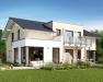 SOLUTION 230 V5 - Modernes Mehrgenerationenhaus mit Übereckerker und Zwerchgiebel mit Balkon