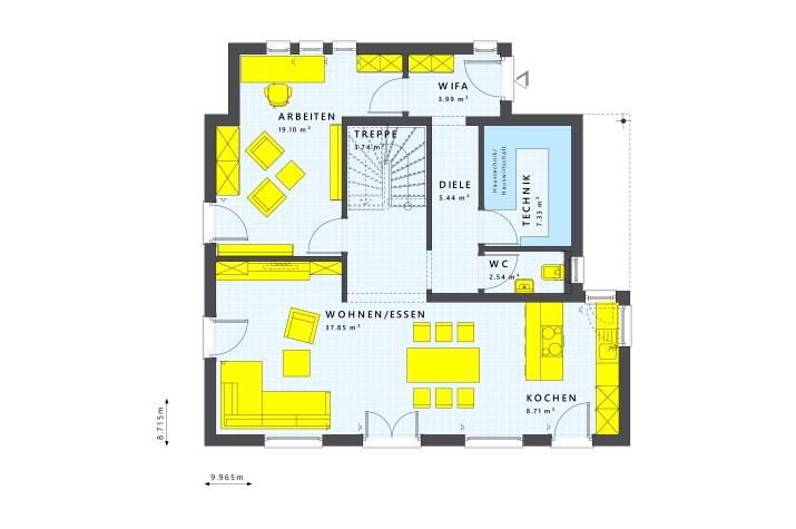 SUNSHINE 143 V2 - Grundriss Erdgeschoss SUNSHINE 143 V2 - Grundriss Erdgeschoss