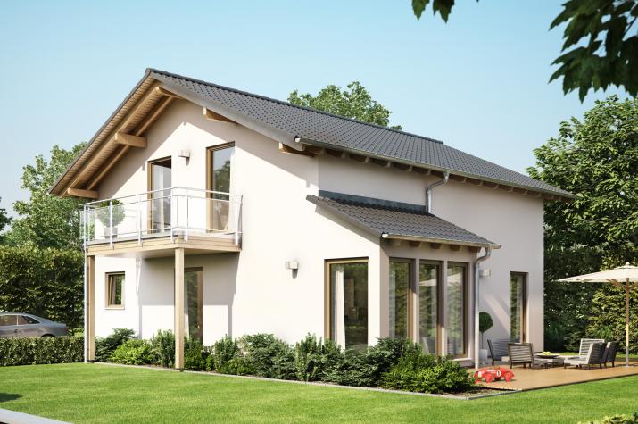 SUNSHINE 151 V4 - Großzügiges Einfamilienhaus mit Wintergarten-Erker und Balkon