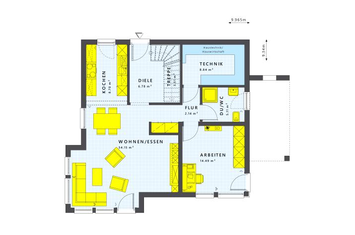 SUNSHINE 151 V7 - Grundriss Erdgeschoss SUNSHINE 151 V7 - Grundriss Erdgeschoss