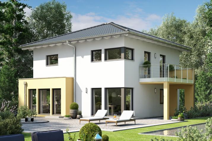 SUNSHINE 151 V7 - Traumhaftes Einfamilienhaus mit Übereck-Panoramaerker und Balkon