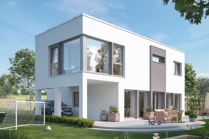 SUNSHINE 154 V7 - Außergewöhnliches Traumhaus mit Sleeping Cube über Carport