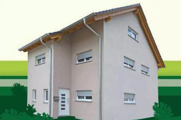 Doppelhaus, mit Satteldach, 114 m² Wohnfläche