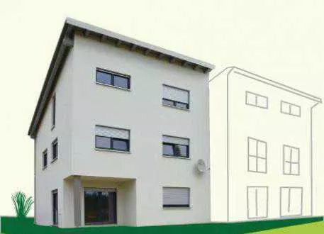 Pultdachhaus Sachsenheimer Fertighaus DHH154PD