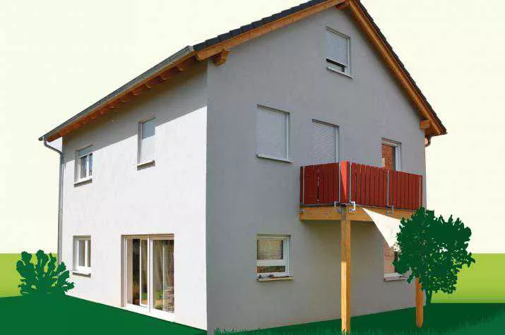 Zweifamilienhaus, mit Satteldach, 121 m² Wohnfläche