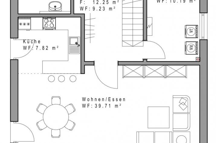 Sachsenheimer Fertighaus SD132 - EG Sachsenheimer Fertighaus SD132 - EG