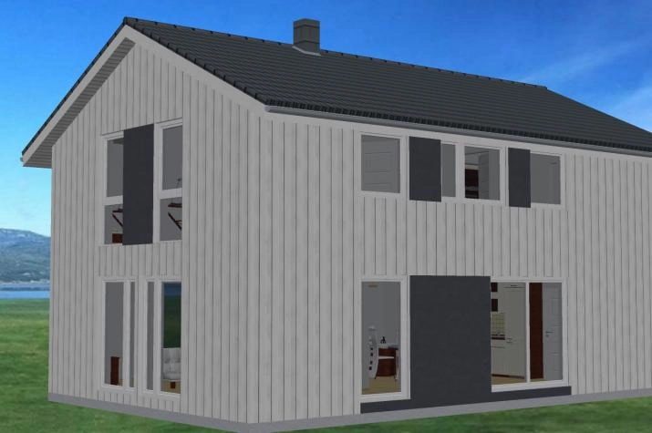 Grundriss Amerikanisches Haus, 135 m² Wohnfläche