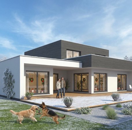 haus_mit_einliegerwohnung Stadtvilla 241 FD - Drevo Fertigbau