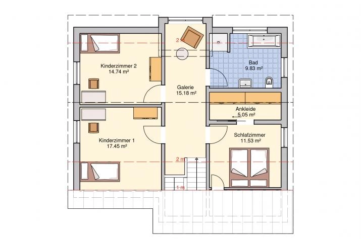 Grundriss Vinaro - In Touch mit der Natur, Dachgeschoss