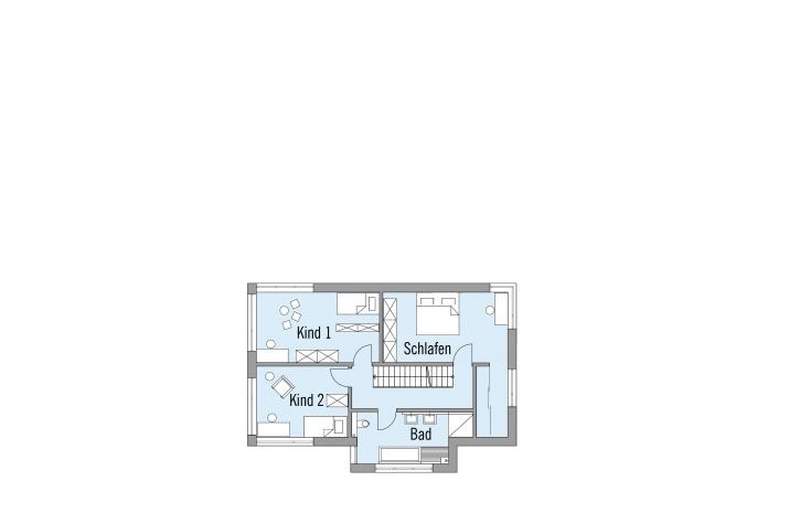 Grundriss Wiesenhütter, Dachgeschoss
