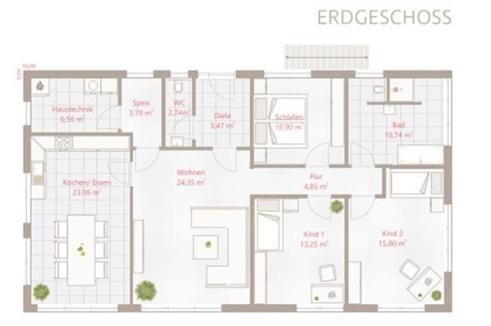 Zweifamilienhaus 245 2V PD - Drevo Fertigbau - Erdgeschoss Zweifamilienhaus 245 2V PD - Drevo Fertigbau - Erdgeschoss