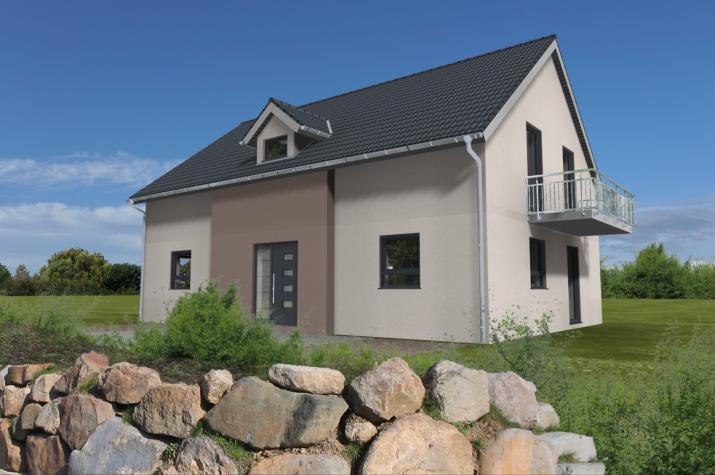 Zweifamilienhaus ca. 2 x  80-90 m², nach jetzt gültiger EnEV - Animation Eingangseite