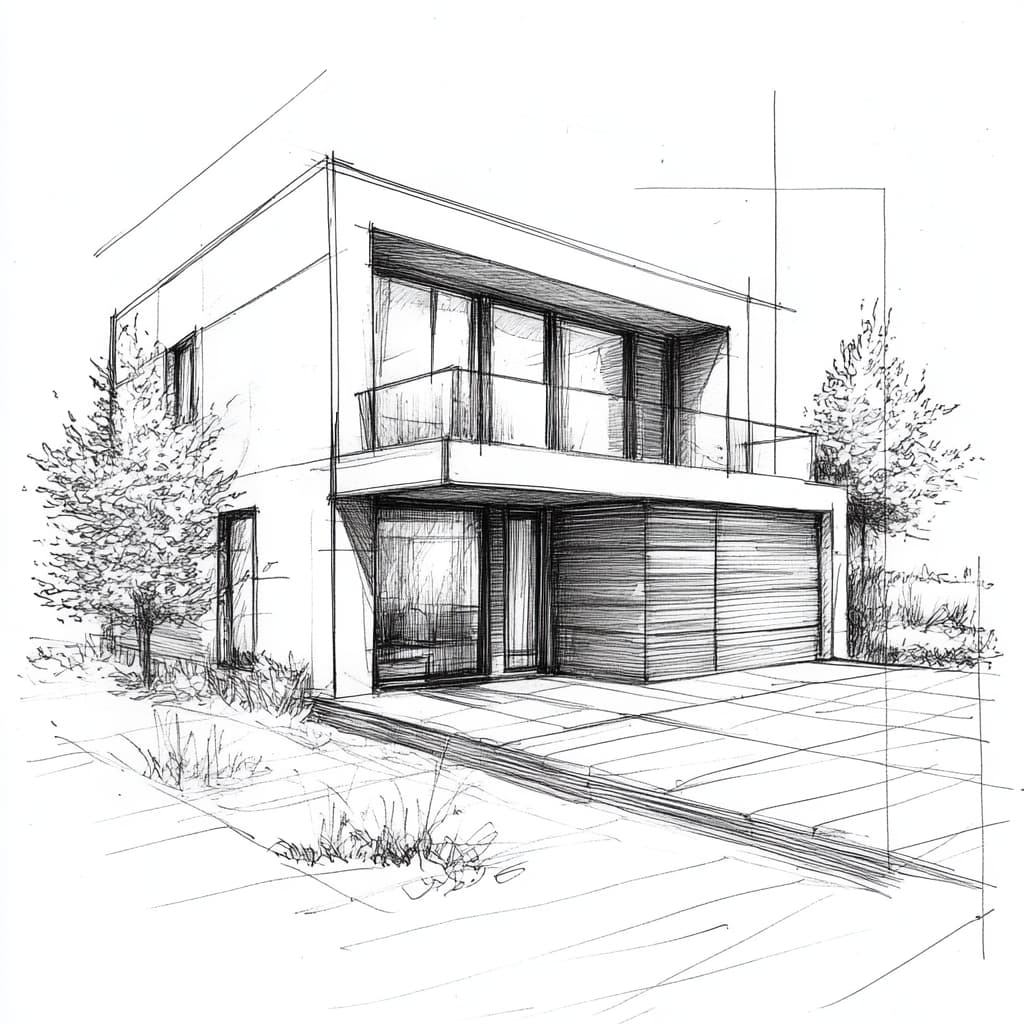 Architektenzeichnung
