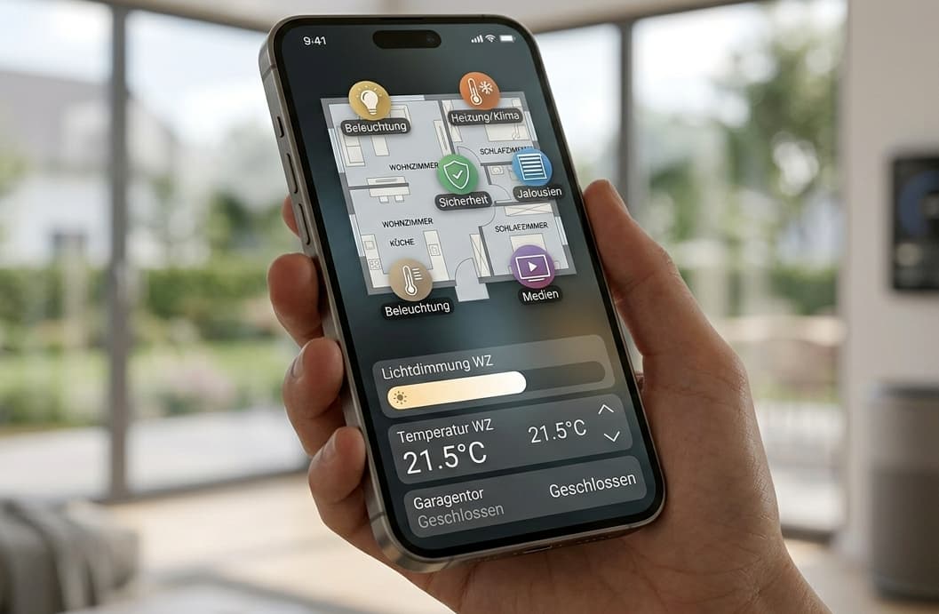 Handy Smart Home Steuerung