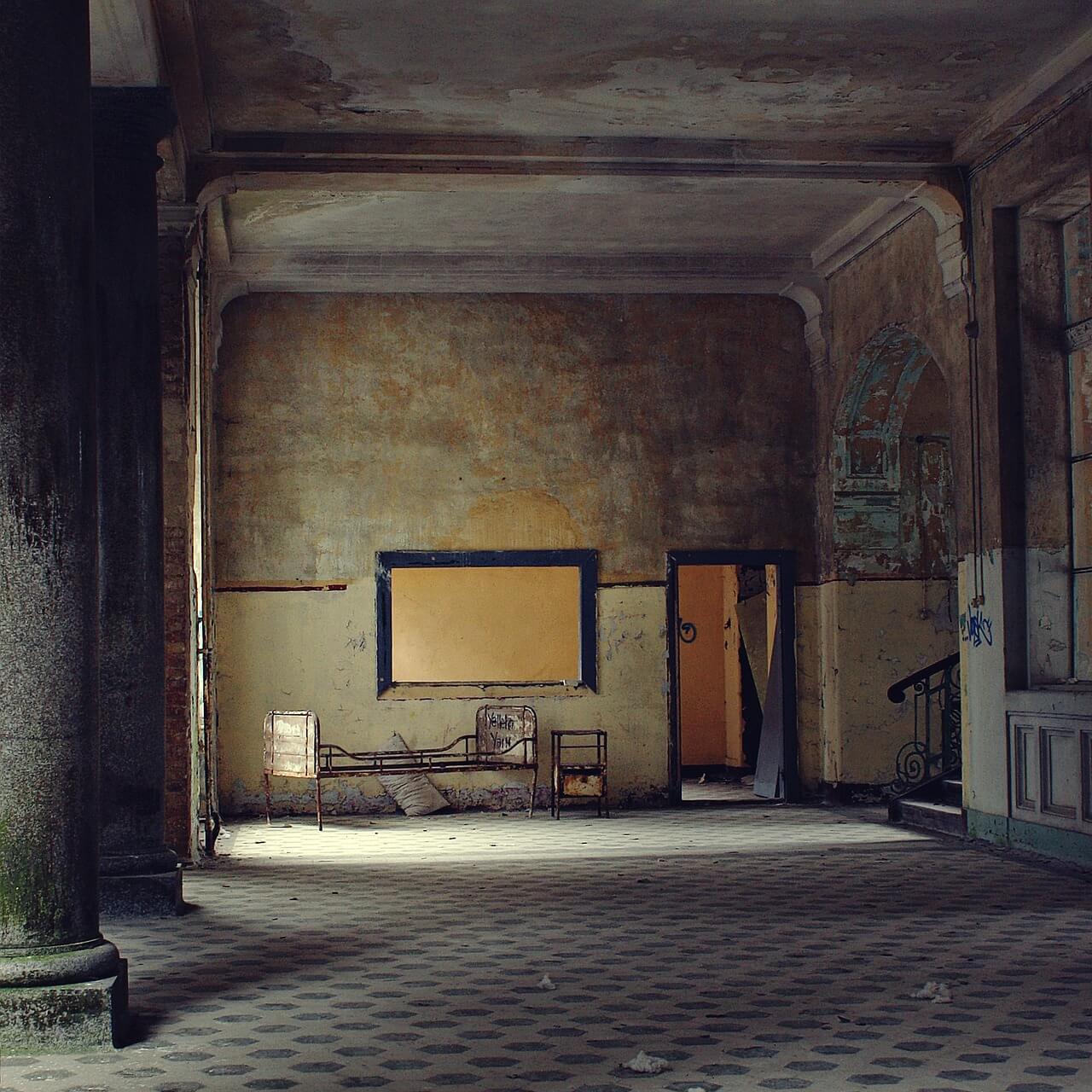 Historische Gebäude haben oftmals eine hohe Raumhöhe